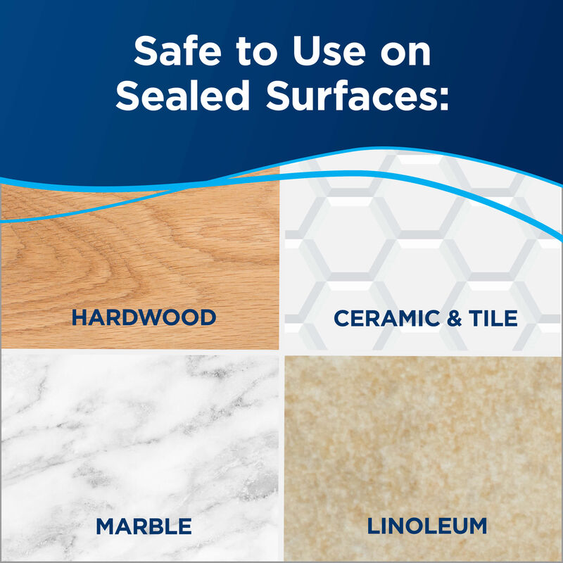 Powerfresh Deluxe Steam Safe on Sealed Hard Floors